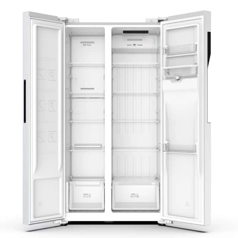 NASCO REFRIGERATEUR AMERICAIN DEUX PORTES NO FROST 460L NET DISTRIBUTEUR D'EAU – Image 2