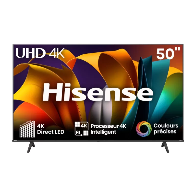 Hisense TV LED 50" Smart VIDAA - 4K UHD