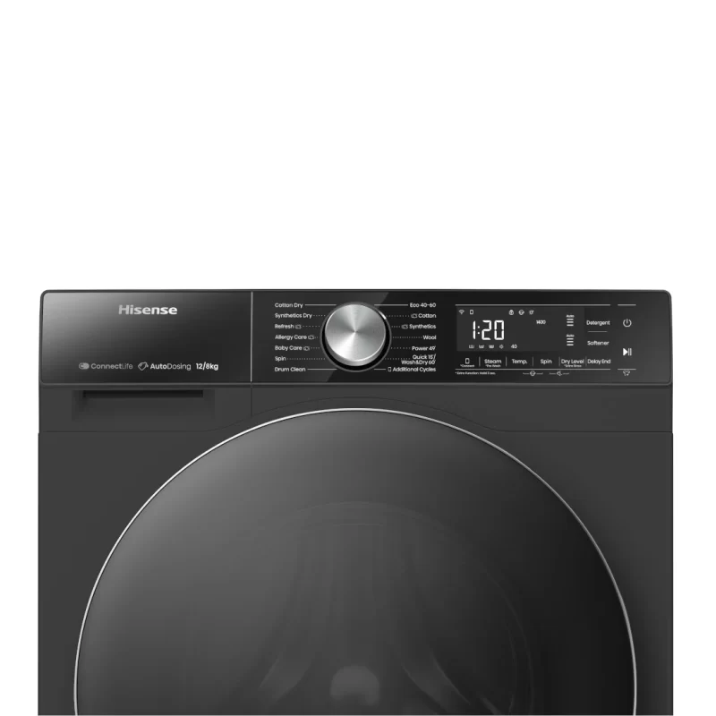 Hisense Machine à Laver 12KG & Séchage 8KG Front Load - Connect Life – Image 2