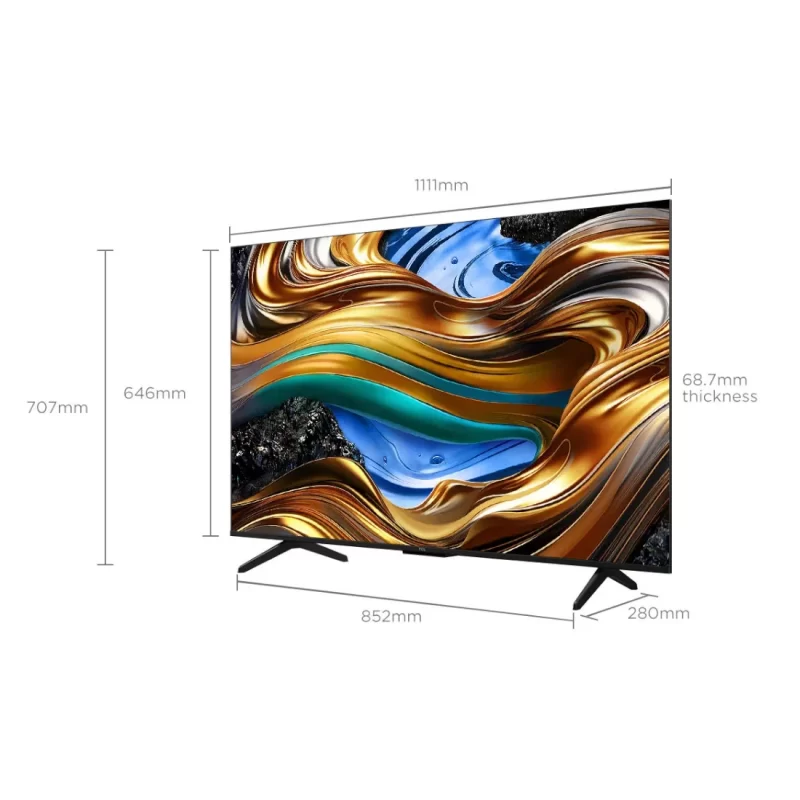 TCL TV Google 75" 4K UHD – HDR10 AiPQ Processor Smart TV Immersive et Performante – Image 2