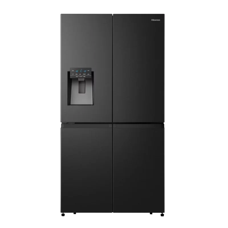 Hisense Réfrigérateur Américain 4 Portes Distributeur d'Eau et de Glace - Inverter | Fraîcheur et Confort à Portée de Main