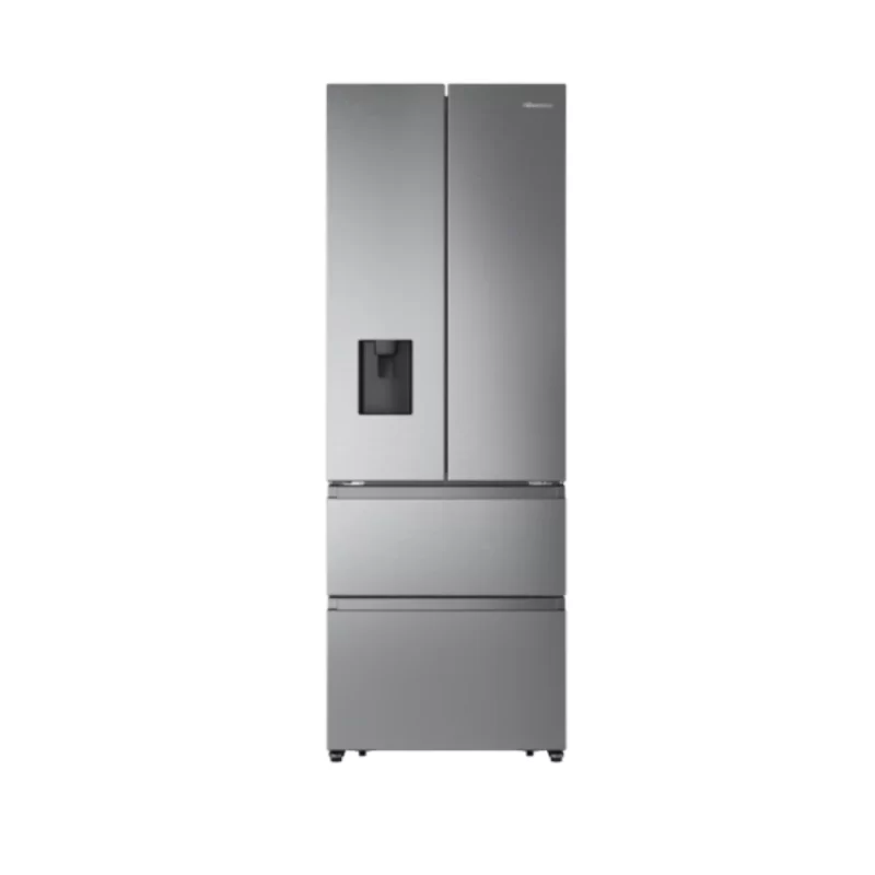 Hisense Réfrigérateur Deux Portes et Deux Tiroirs 485L – French Door – Inverter – Distributeur d’Eau et de Glace