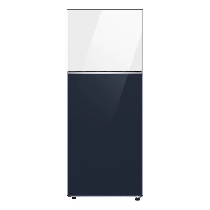 Samsung Réfrigérateur 411L Clean White-Navy Glass