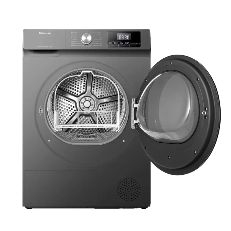 Hisense Sèche-Linge 9KG Pompe à Chaleur - Titanium Grey – Image 2