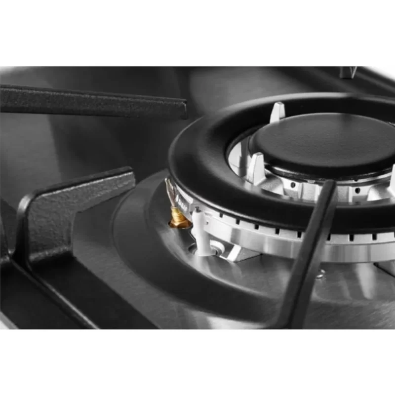 TOSHIBA Gazinière 5 Feux Gris-Noir – Allumage Automatique – Image 4